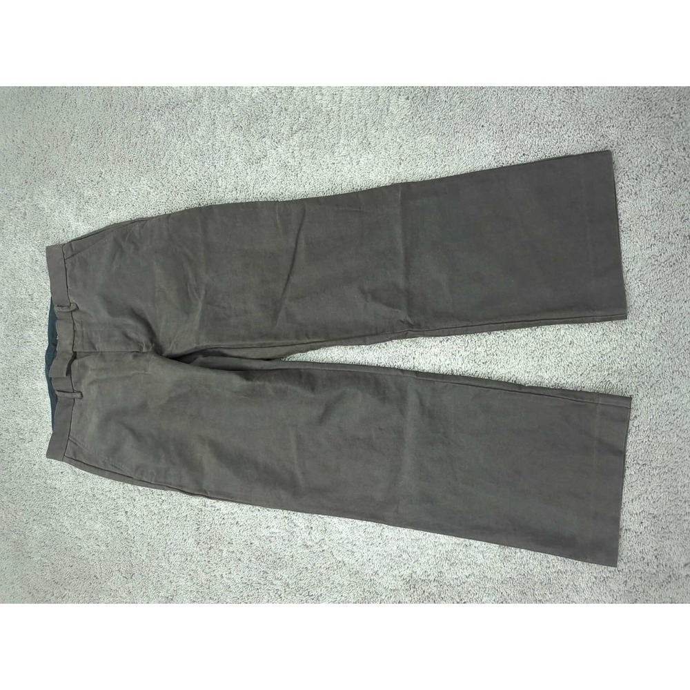 GAP Pants‎ Mens 34x32 Brown Straight Fit Classic Chino Flat Front Casual